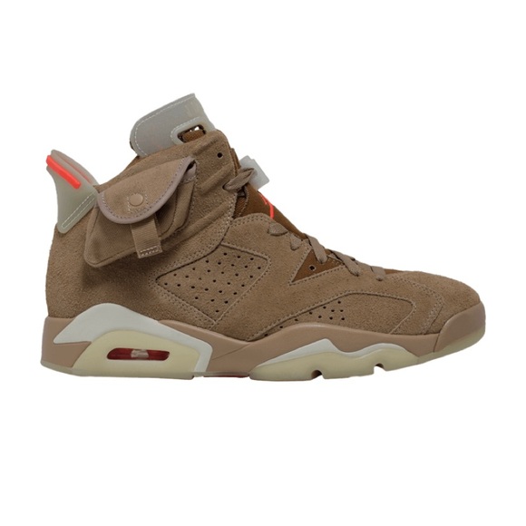 Travis Scott Air Jordan 6 Retro British Khaki 3.5 - Picture 8 of 8
